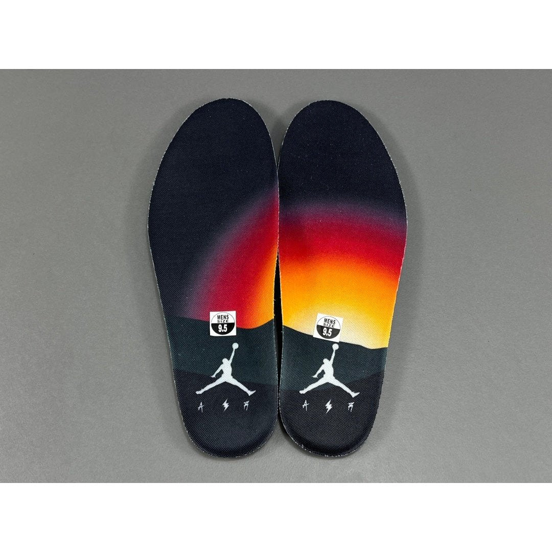 JORDAN 3 RETRO SP x J BALVIN MEDELLIN SUNSET - logo - replica sneakers