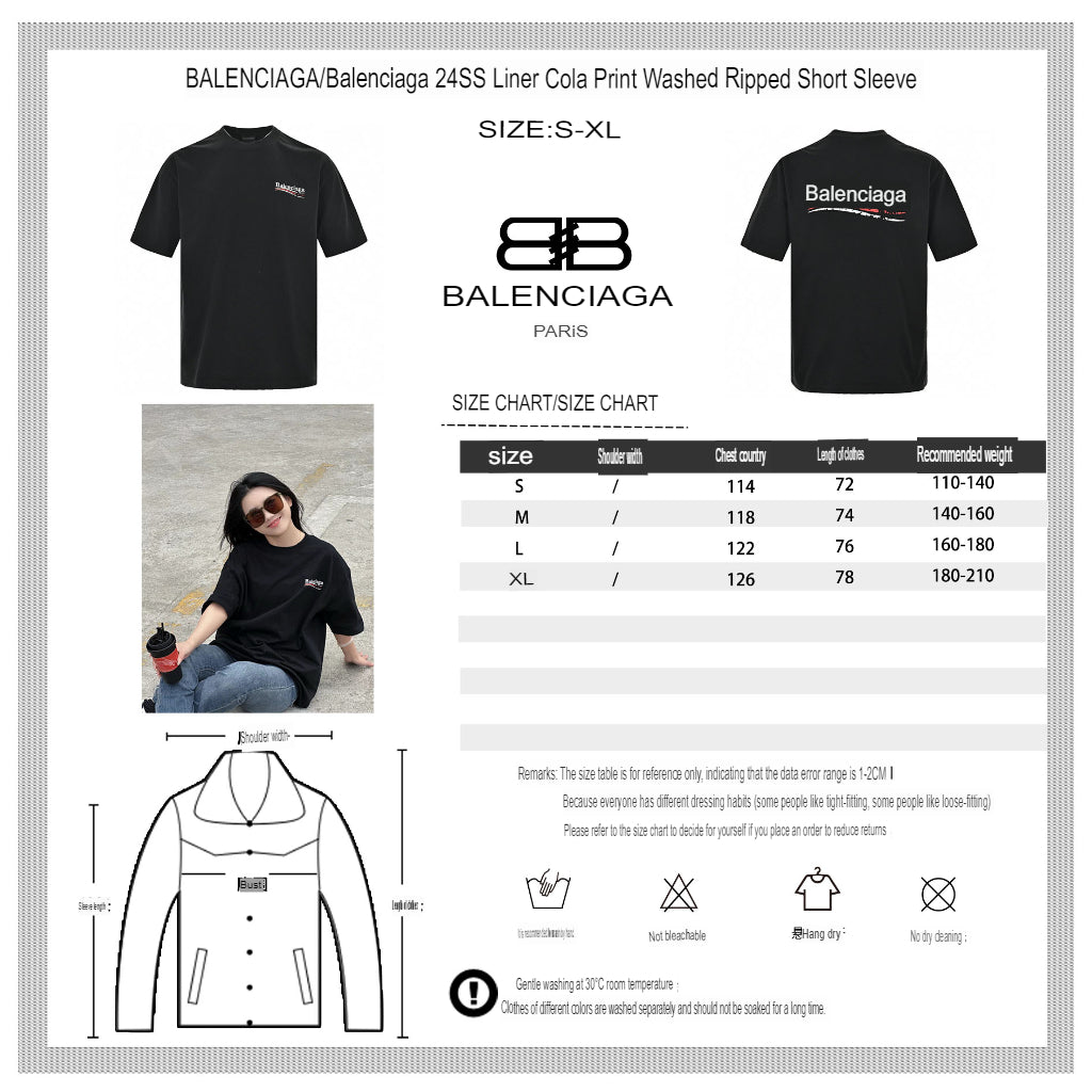 BALENCIAGA POLITICAL CAMPAIGN T-SHIRT BLACK - logo - replica sneakers