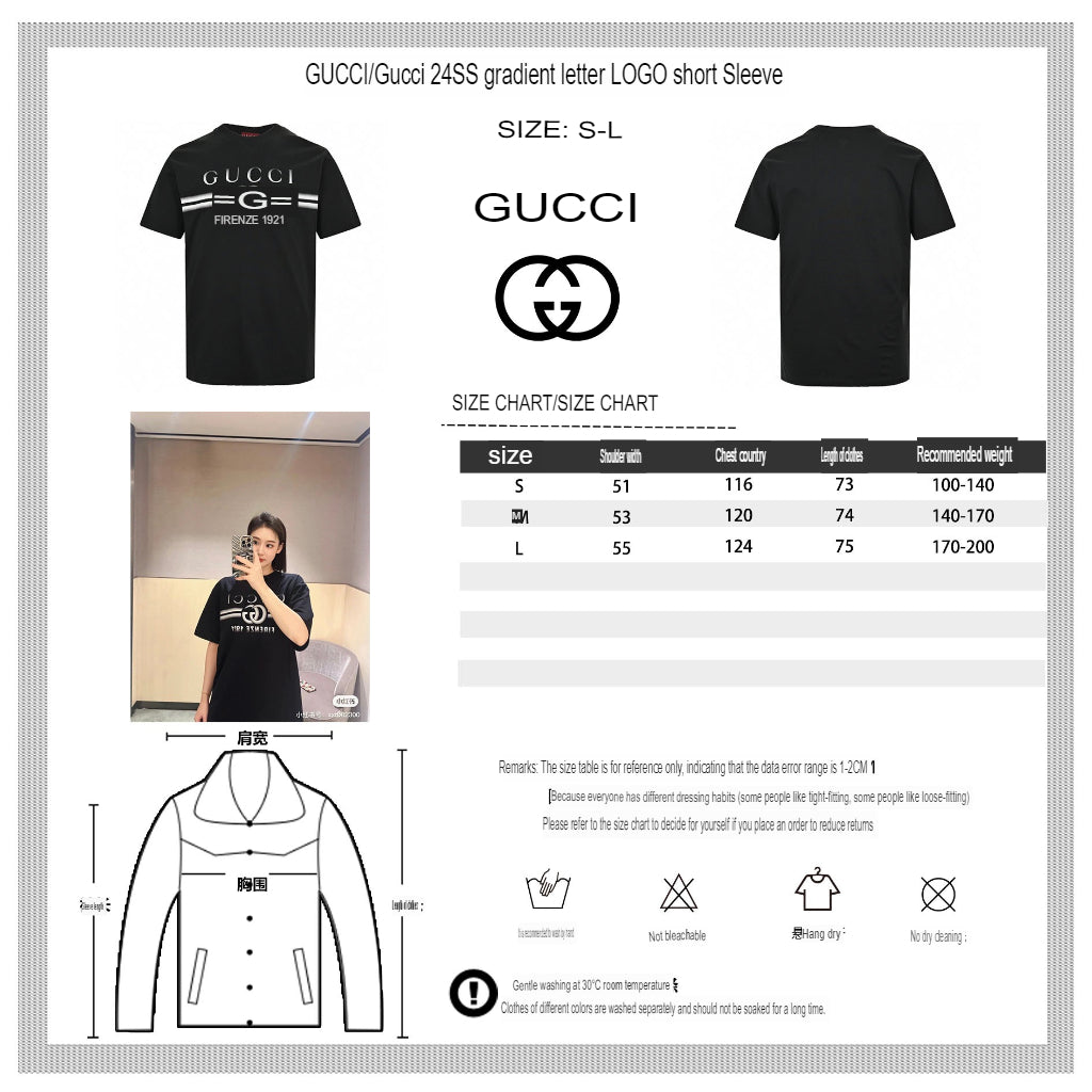 Gucci Black T-Shirt with Firenze 1921 Logo - logo - replica sneakers