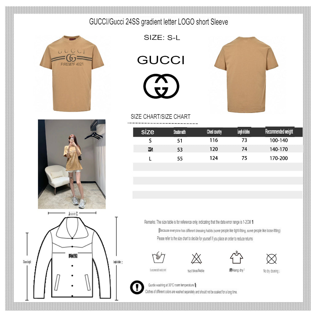 Gucci Tan T-Shirt with Firenze 1921 Logo - logo - replica sneakers