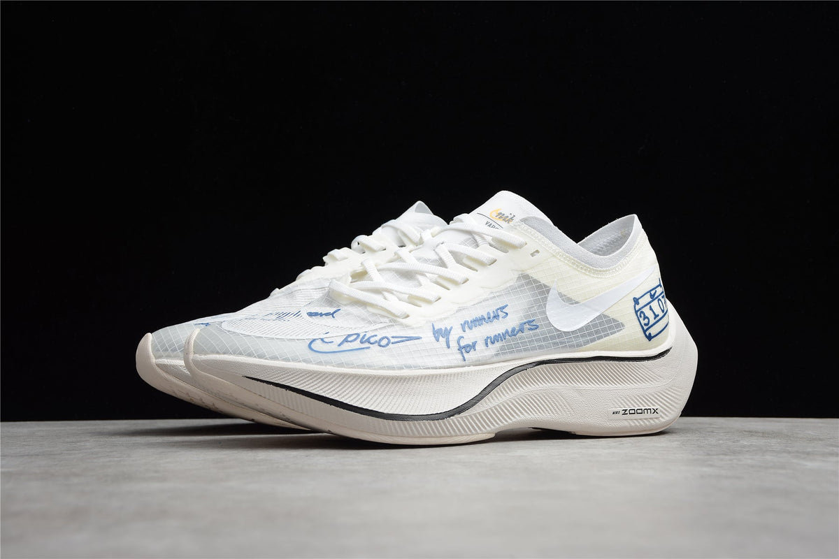 Zoom - Vaporfly Ne - T% 2 And Blue - White Unisex Streetwear Limited Edition