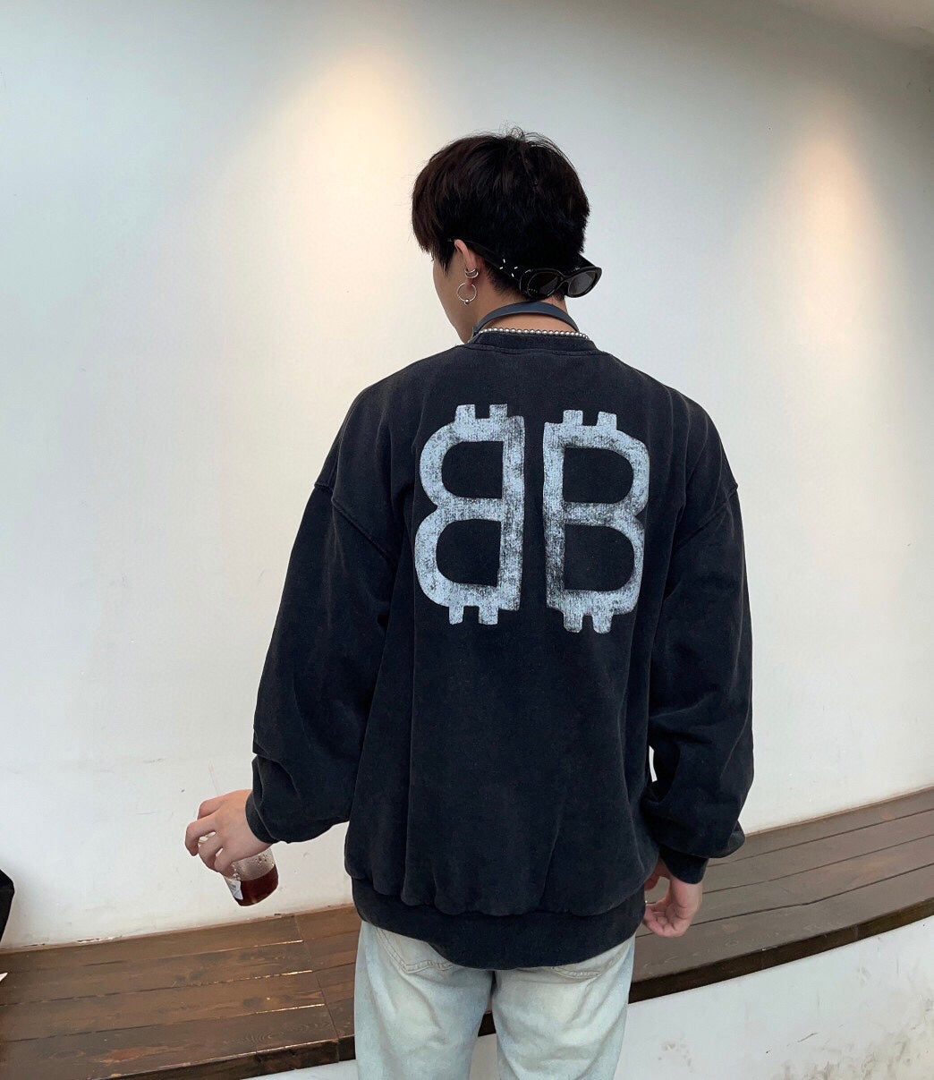 Balenciaga Sweatshirt - logo - replica sneakers