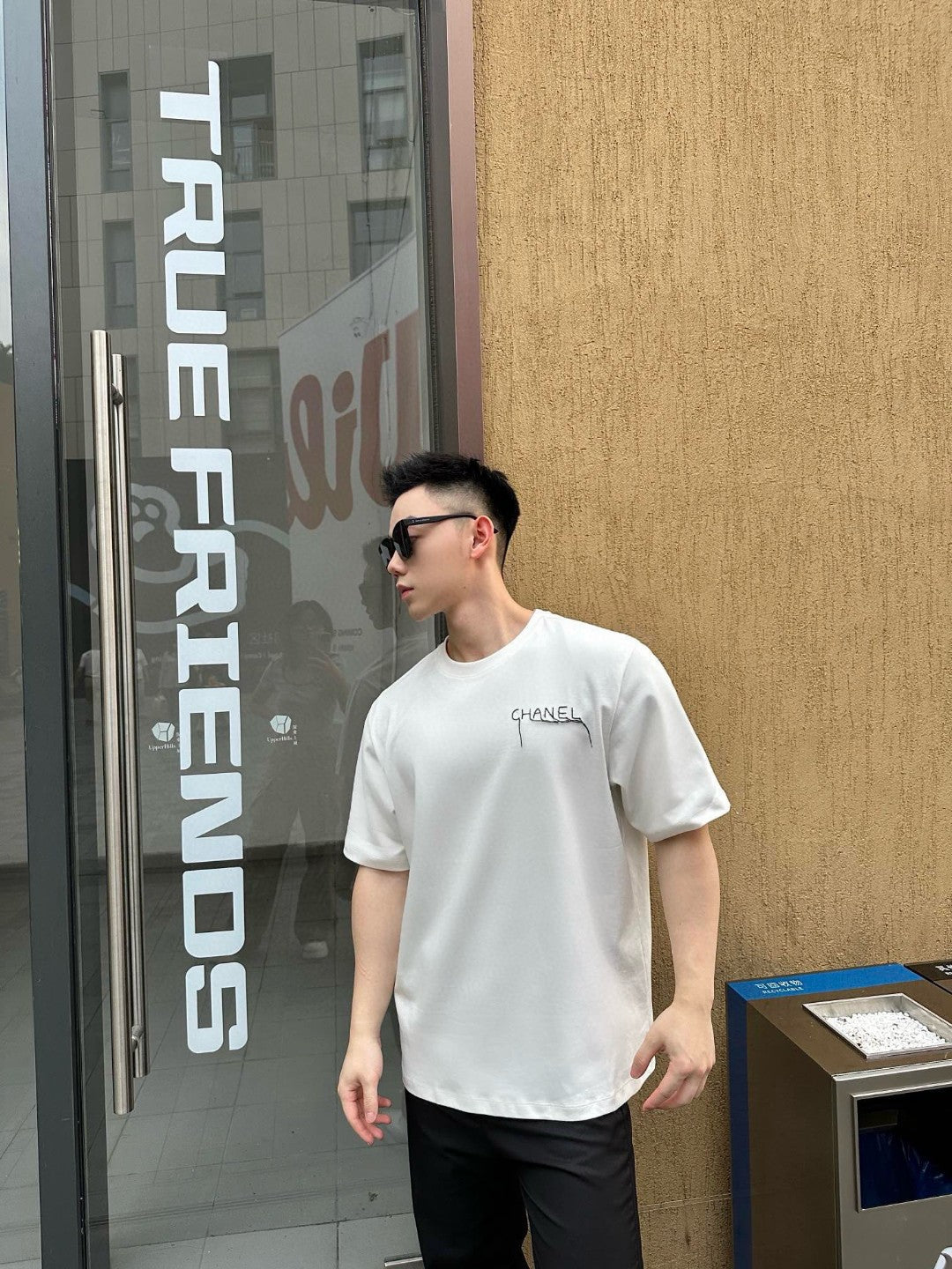 Chanel Logo T-Shirt (White) - logo - replica sneakers