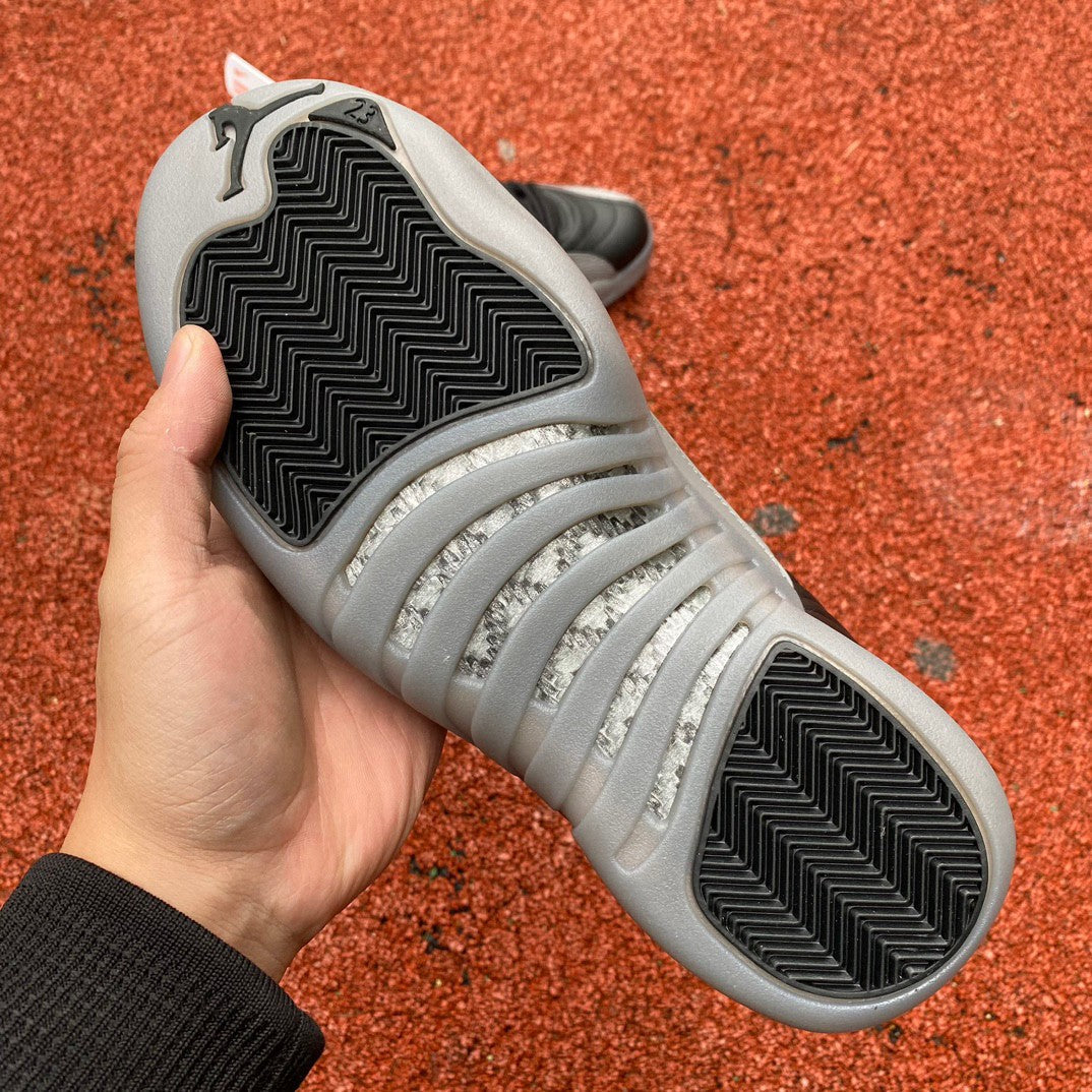 Jordan 12 Retro 'stealth Black' Unisex Streetwear Limited Edition - **Product Description: Air Jordan 12 Retro 'Stealth Black'** The Air Jordan 12 Retro 'Stealth Black'