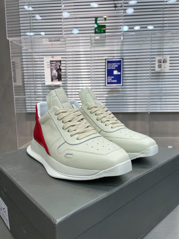 Two-Tone Modern Sneakers - logo - replica sneakers