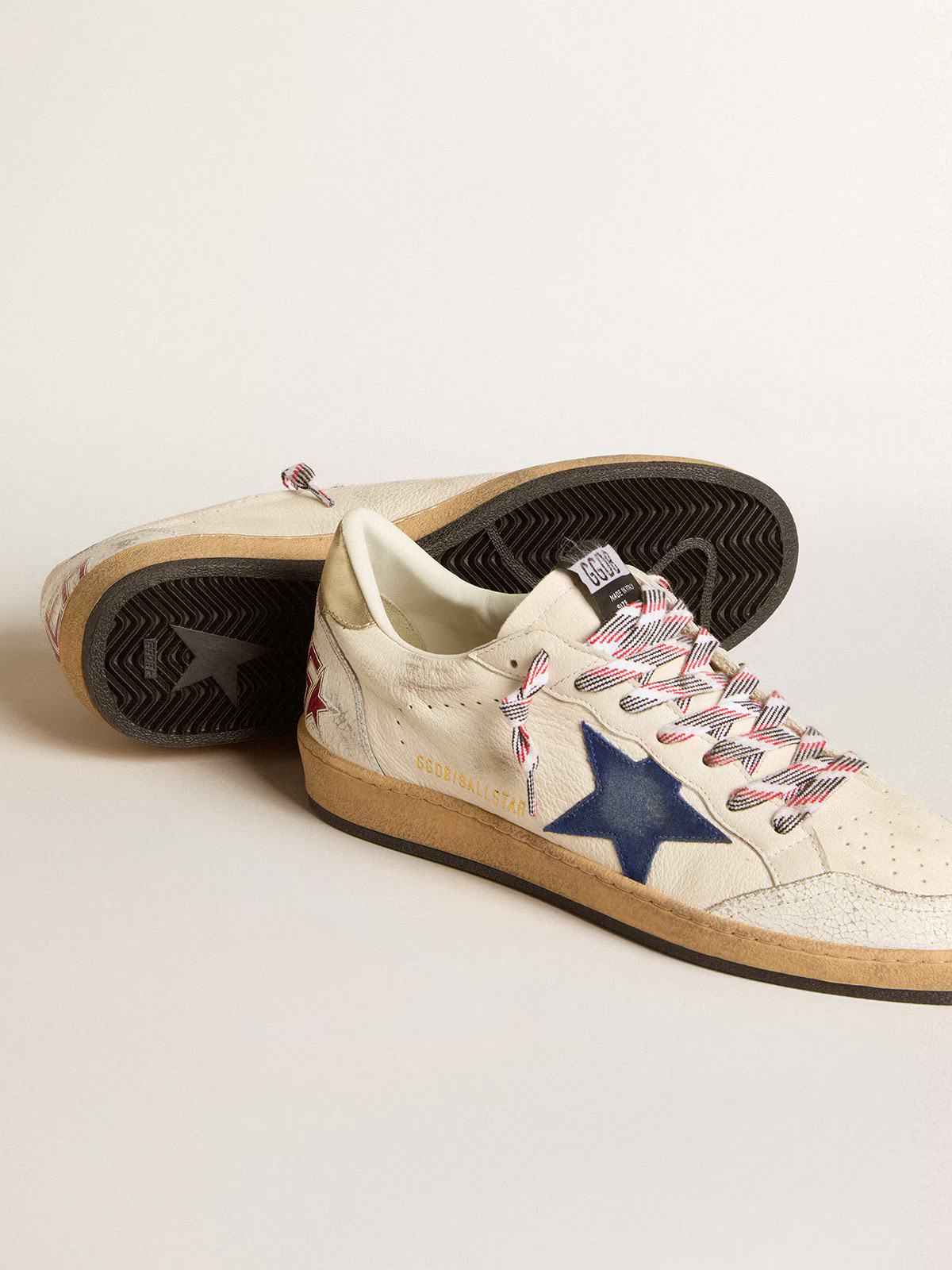 Golden Goose Ball Star c Star With Americana Laces - Navy Unisex Streetwear Limited Edition