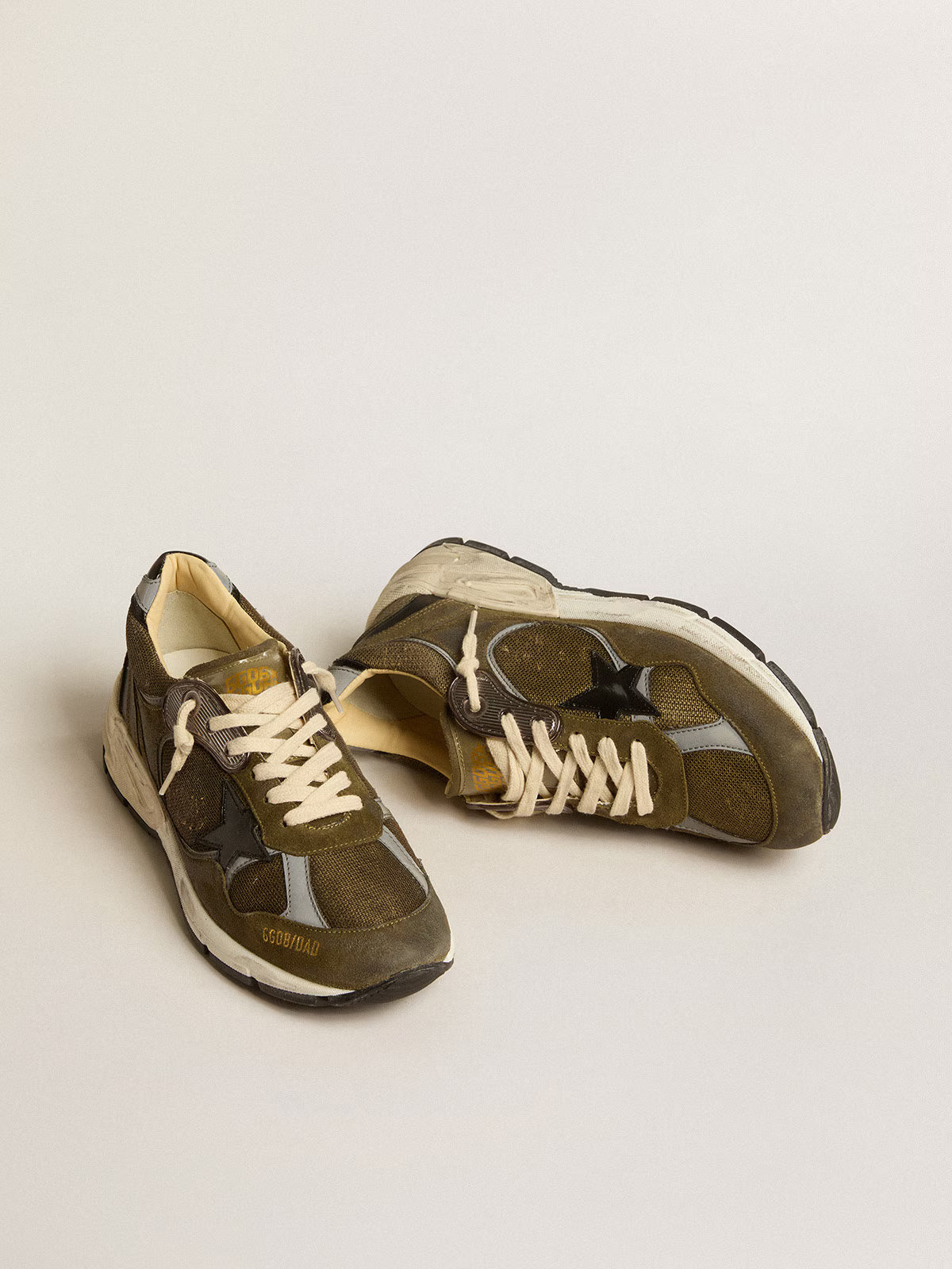 Golden Goose Dad-star Sneaker Olive - Black Unisex Streetwear Limited Edition