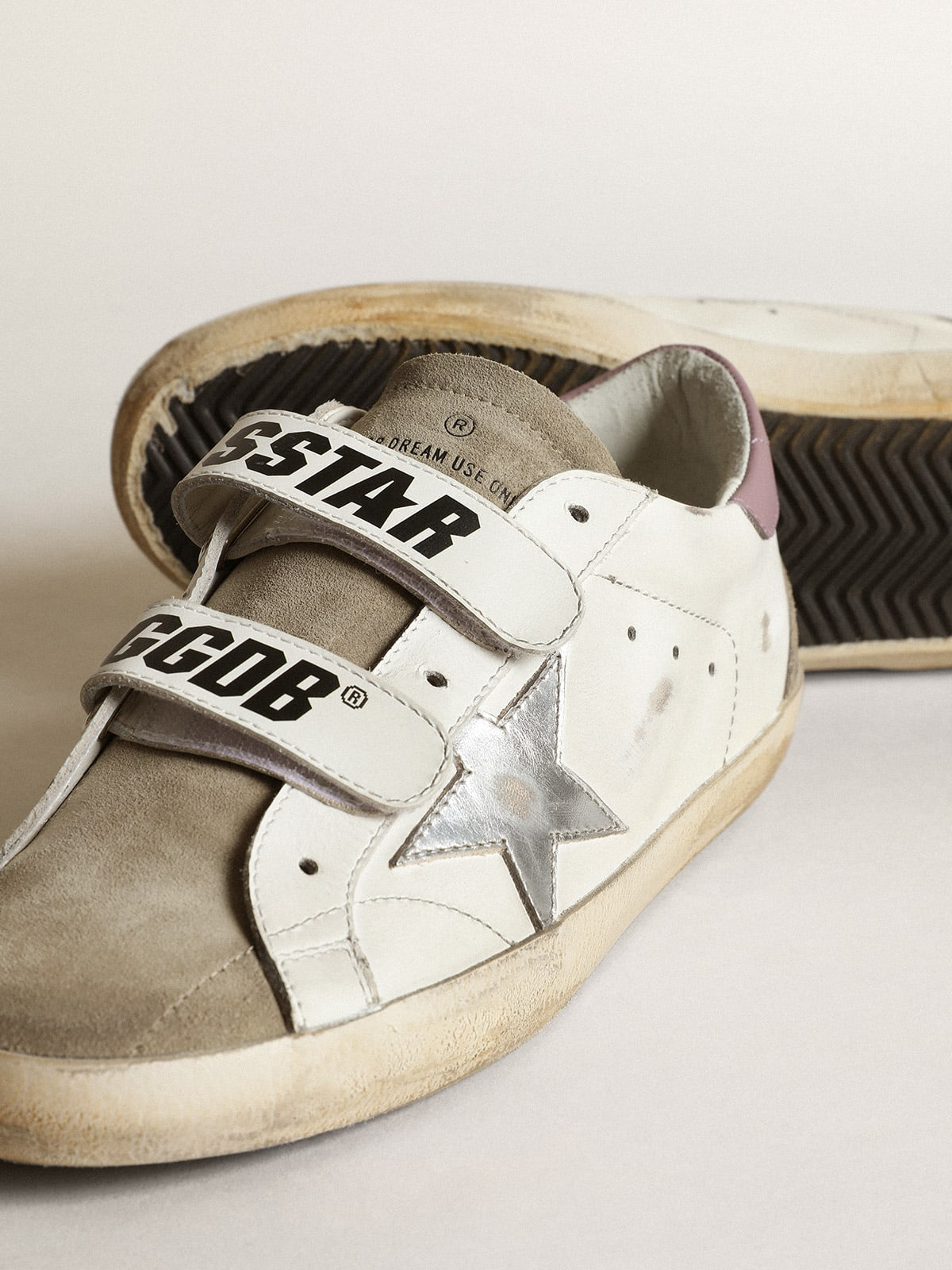 Golden Goose Old School Metallic Star Sneaker - White Unisex Streetwear Limited Edition