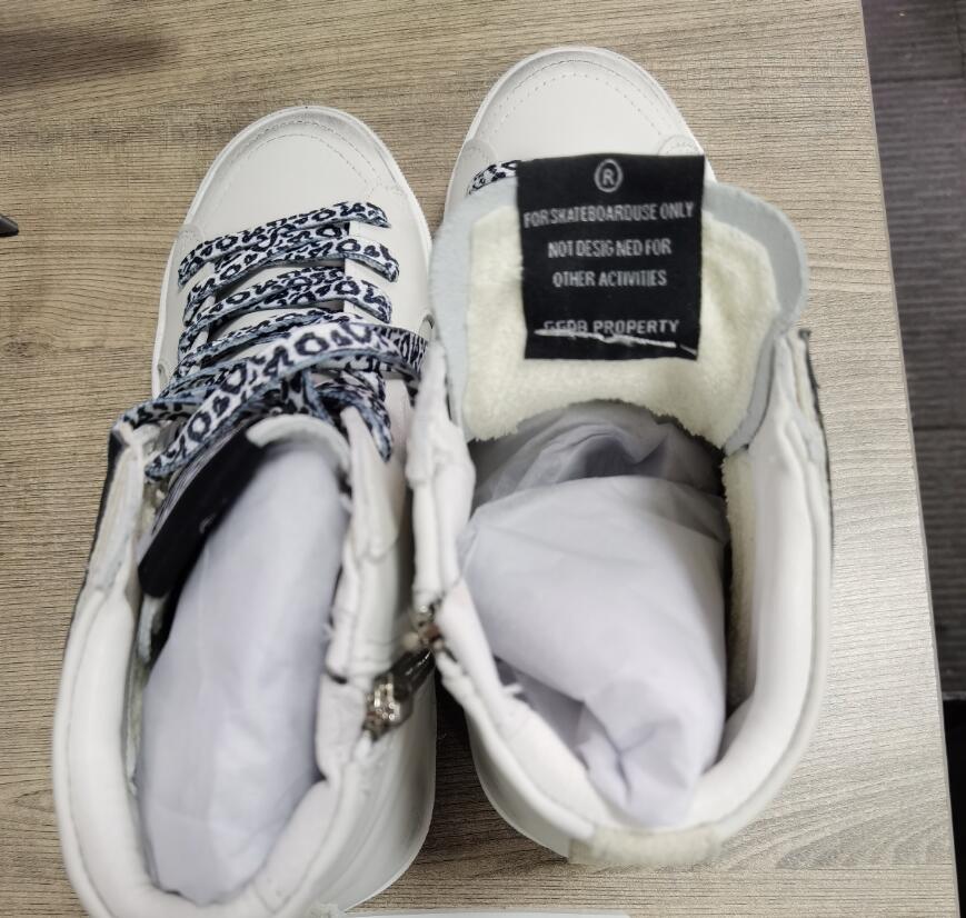 Golden Goose Slide High-top Sneaker - Black Unisex Streetwear Limited Edition
