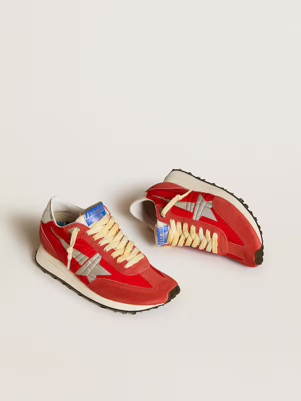 Golden Goose Soul Star Sneaker c & Silver - Red Unisex Streetwear Limited Edition