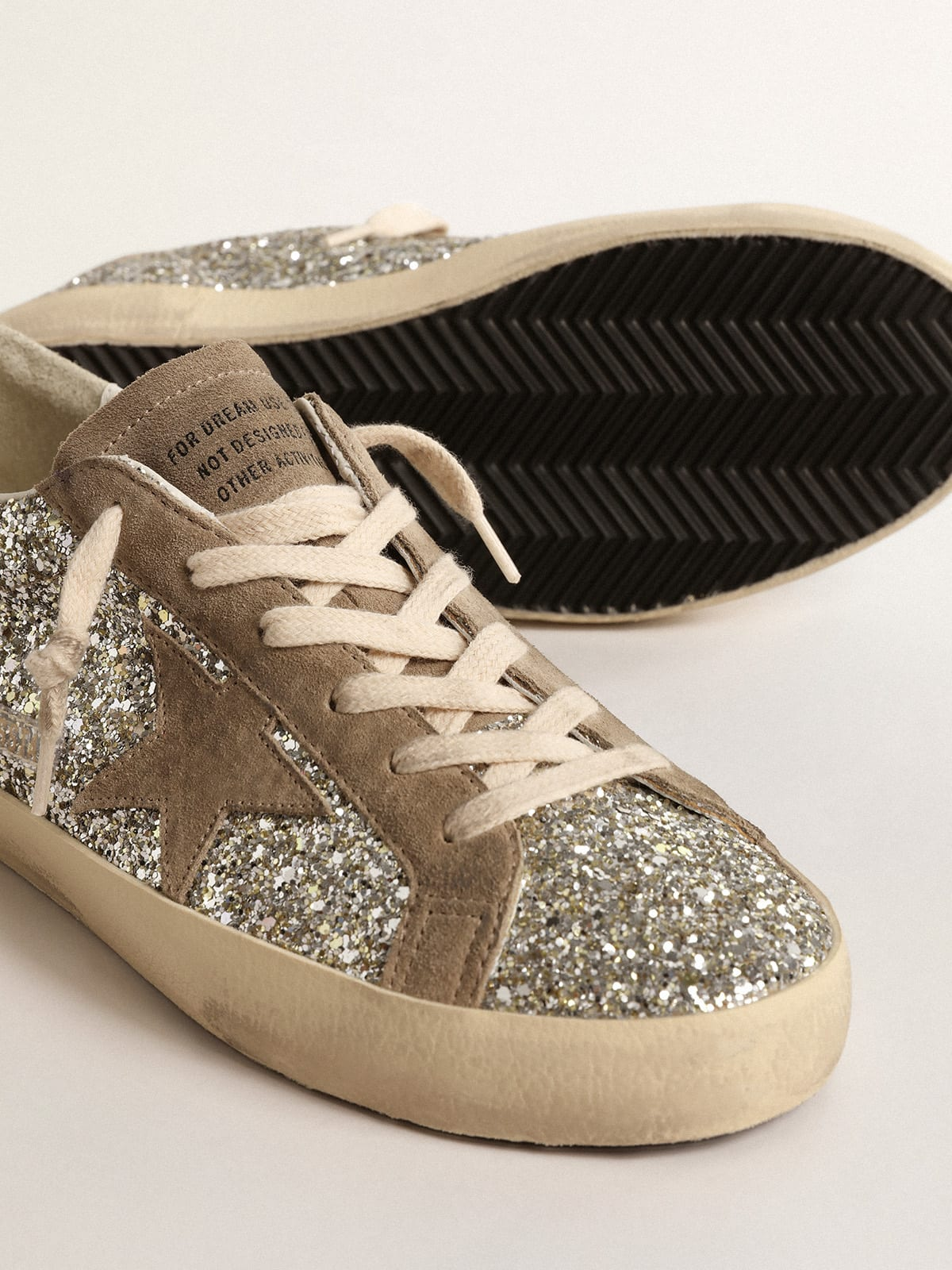 Golden Goose Super-star Allover Glitter Sneaker - Red Unisex Streetwear Limited Edition