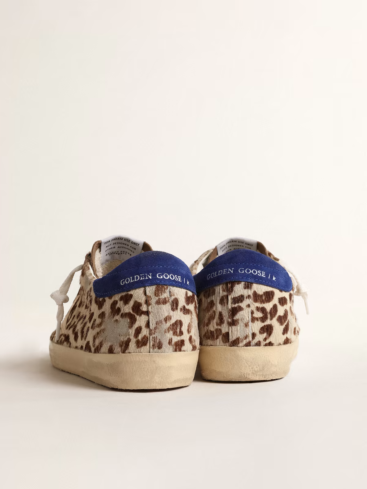 Golden Goose Super-star Pony Hair Leopard Sneaker - Red Unisex Streetwear Limited Edition