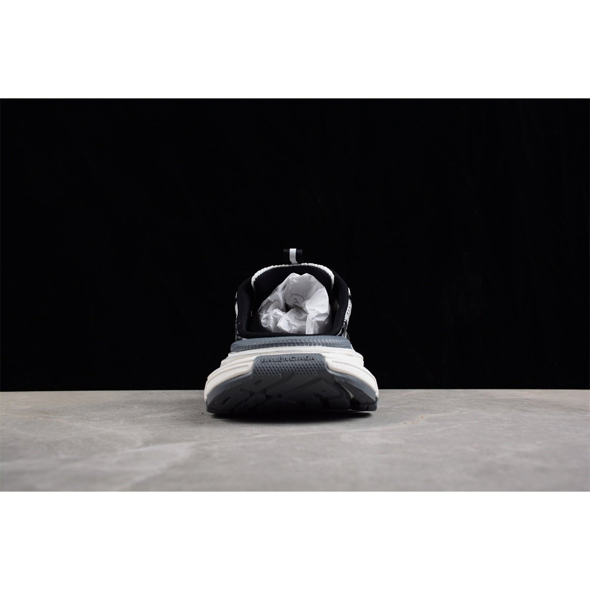 BALENCIAGA 3XL MULE x GREY RED - logo - replica sneakers