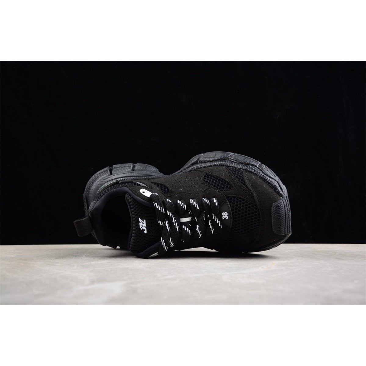 BALENCIAGA 3XL x BLACK - logo - replica sneakers