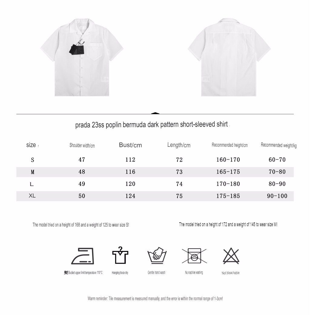 Prada Short-Sleeve Button-Up Shirt - logo - replica sneakers