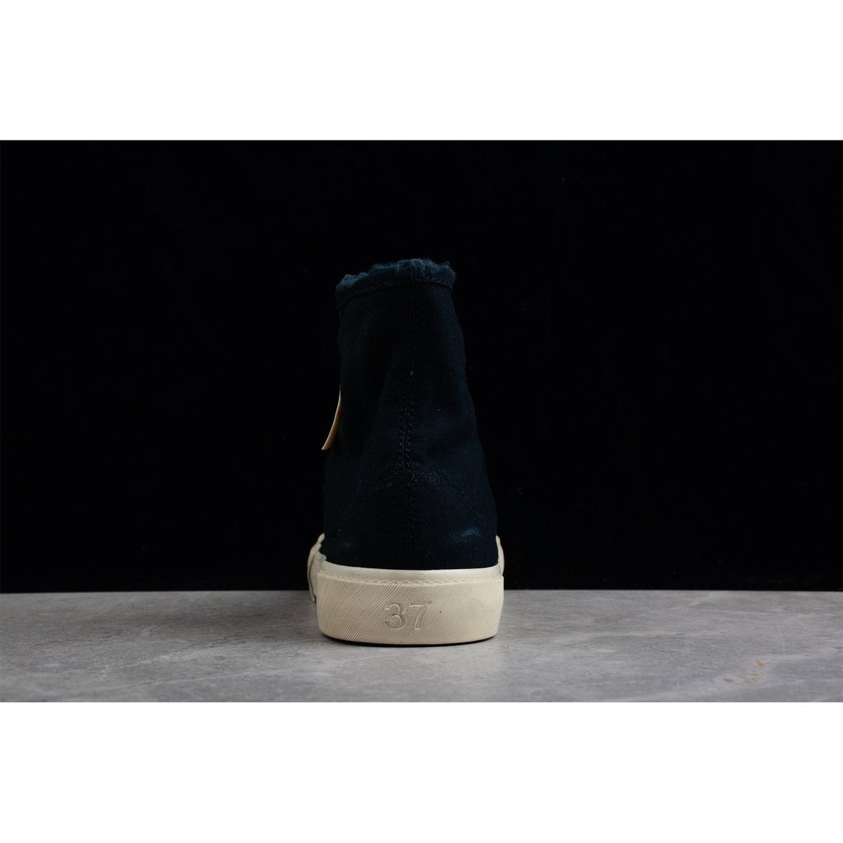 BALENCIAGA PARIS HIGH VULC DESTR x BLACK - logo - replica sneakers