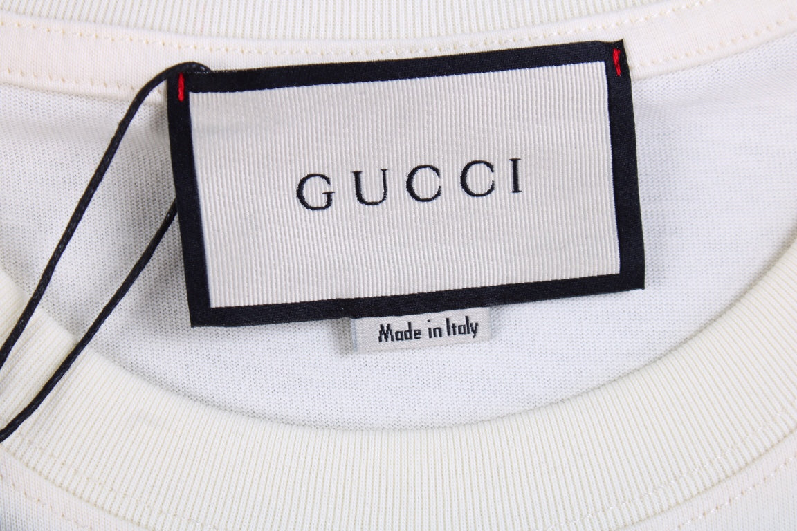 Gucci Bunny Trio T-Shirt (White) - logo - replica sneakers