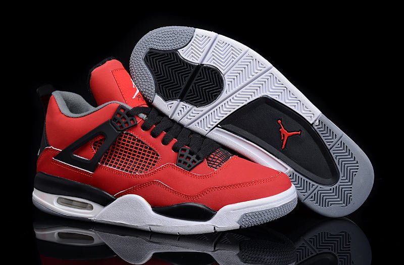 JORDAN 4 - Toro Bravo Sneakers - Black Unisex Streetwear Limited Edition
