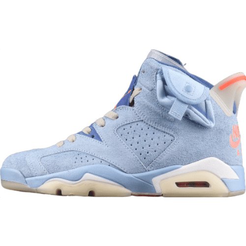 JORDAN 6 - Travis Scott Cactus Jack Sneakers - Black Unisex Streetwear Limited Edition