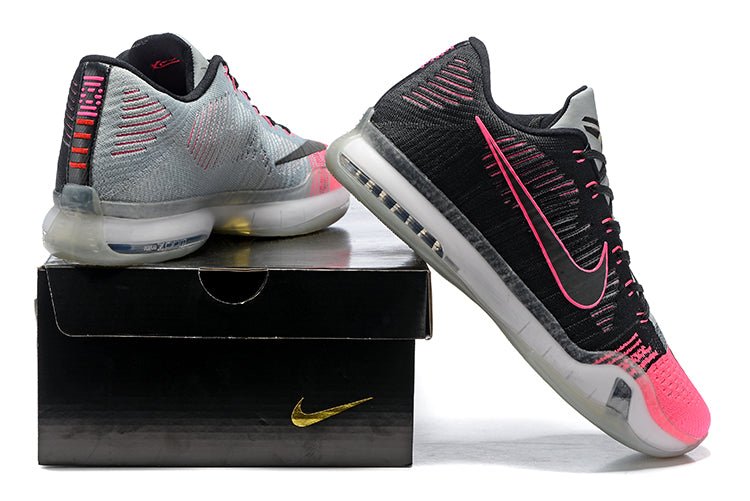 NIKE Kobe 10 Elite - Mambacurial Shoes - Black Unisex Streetwear Limited Edition