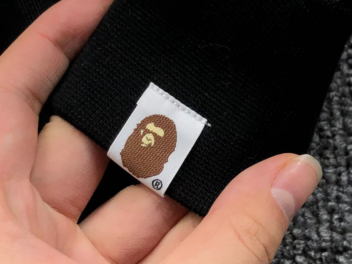 BAPE SHARK FULL ZIP HOODIE BLACK - outsole - replica sneakers