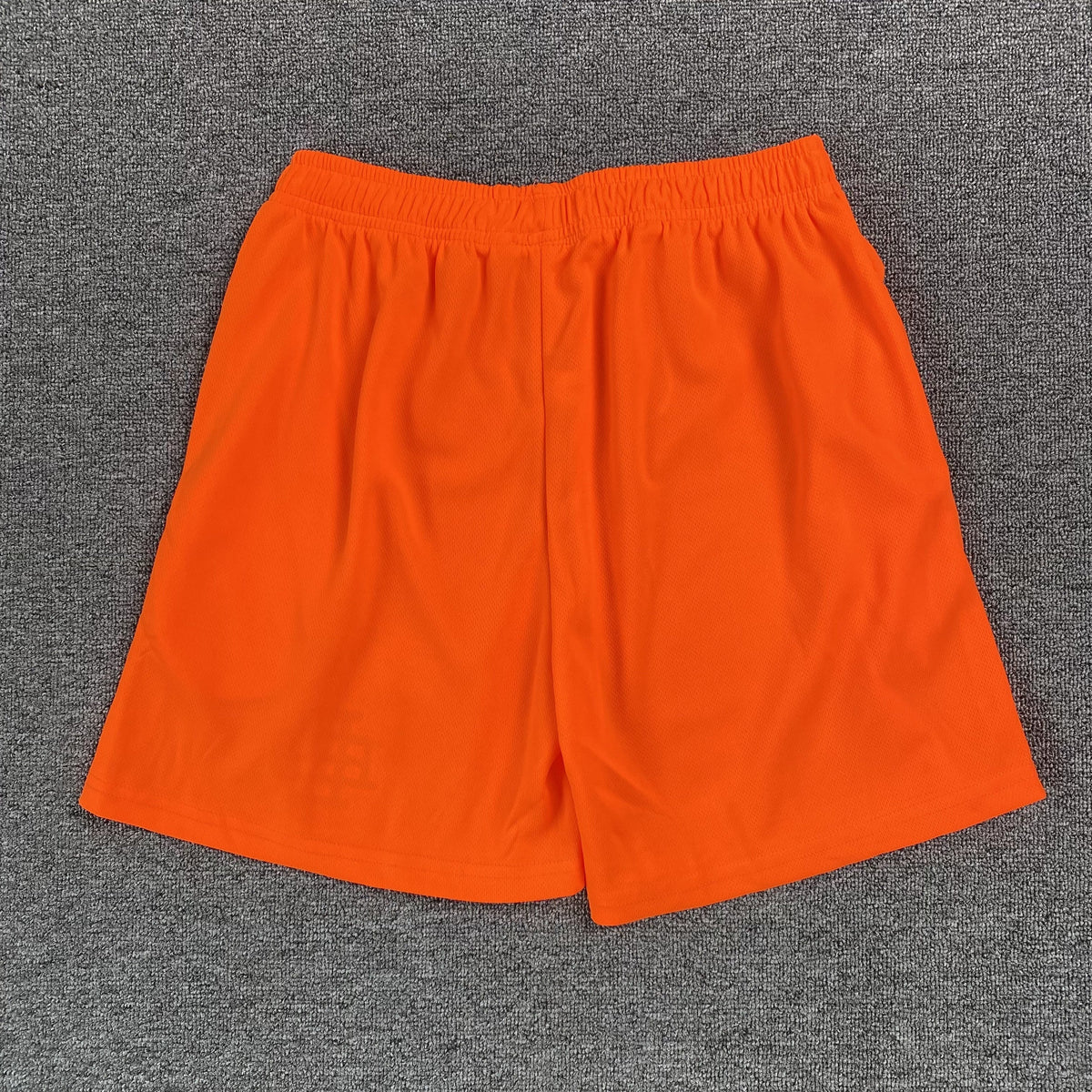 ERIC Emanuel Ee Basic Shorts Orange - - Blue Unisex Streetwear Limited Edition - The ERIC EMMANUEL EE BASIC SHORTS ORANGE/BLUE - REPLICA combine vibrant streetwear aesthetics with premium