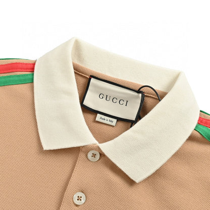 Gucci Stripe Sleeve Polo Shirt - logo - replica sneakers