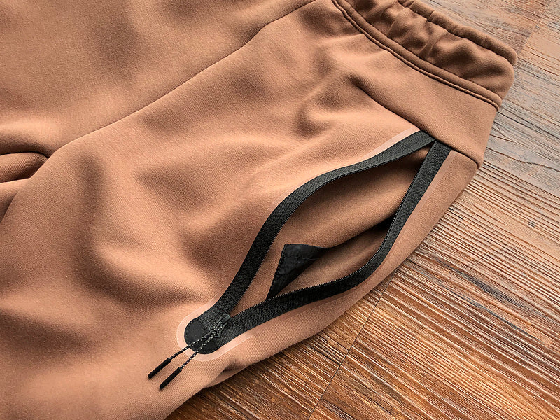 NIKE TECH FLEECE PANTS x ARCHEO BROWN - logo - replica sneakers