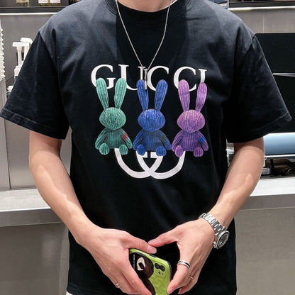 Gucci Bunny Trio T-Shirt (Black) - logo - replica sneakers