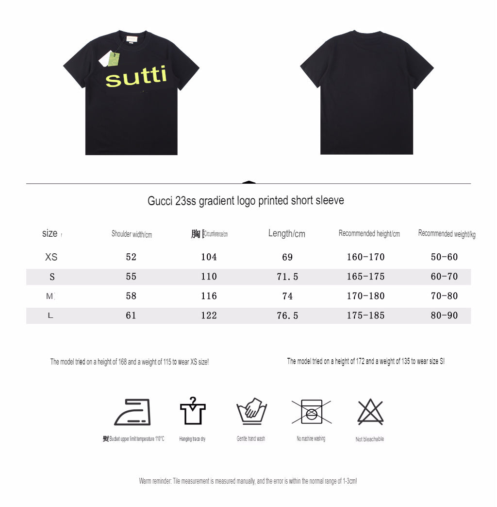 Gucci Lightning Bolt Logo T-Shirt in Black - logo - replica sneakers