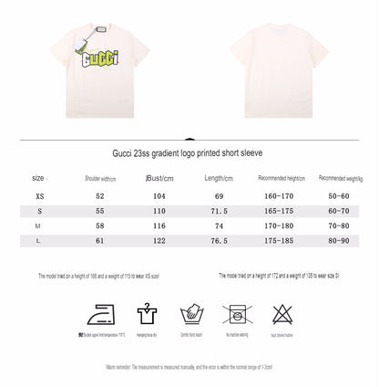 Gucci Lightning Bolt Logo T-Shirt in Cream - logo - replica sneakers