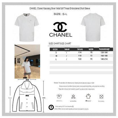 Chanel Classic Logo T-Shirt in White - logo - replica sneakers
