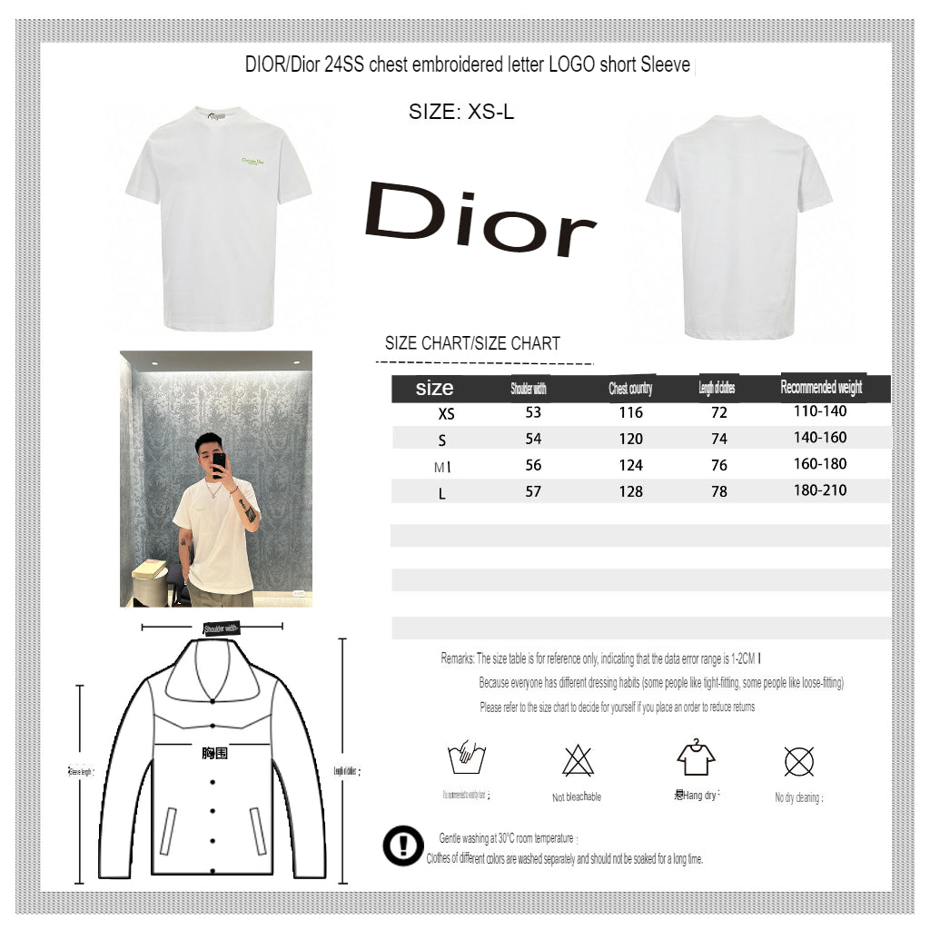 Dior Christian Dior Couture White T-Shirt - logo - replica sneakers
