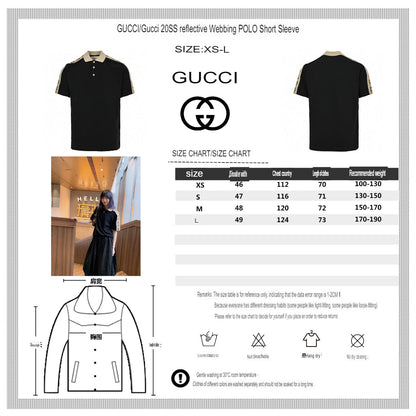 Gucci Polo Shirt with Logo Tape - logo - replica sneakers