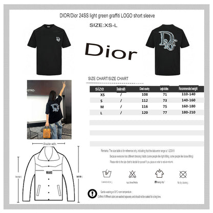 Dior Classic Logo T-Shirt (Black) - logo - replica sneakers