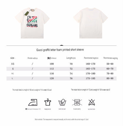 Gucci 'I'm Too Gucci for Your Problems' T-Shirt - logo - replica sneakers