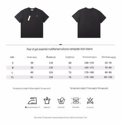 Fear of God Essentials Logo T-Shirt - Black - logo - replica sneakers