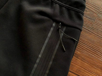 NIKE TECH FLEECE PANTS x BLACK/GREY - logo - replica sneakers
