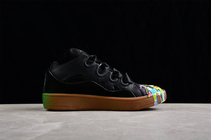 Multicolor Low Top Sneakers - Black Unisex Streetwear Limited Edition - ### Black Multicolor Low Top Sneakers Introducing the Black Multicolor Low Top Sneakers, a bold