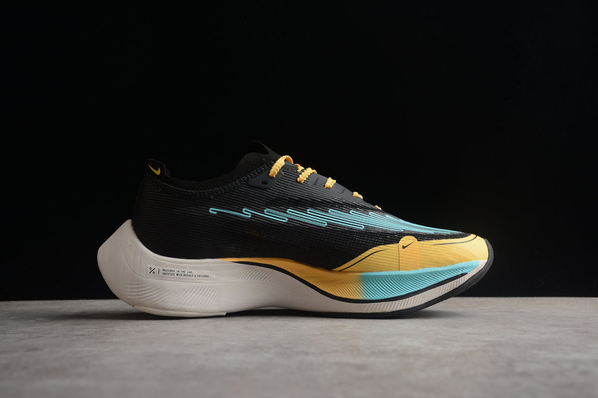 Zoom - Vaporfly Ne - T% 2 Black,turquoise And Yellow Unisex Streetwear Limited Edition - Introducing the Nike Air Zoom Alphafly NEXT% 2, a revolutionary running shoe designed for those