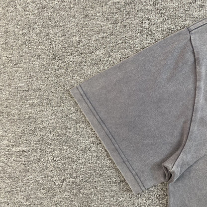 GODSPEED E PLURIBUS UNUM T-SHIRT WASHED GREY - close up - replica sneakers