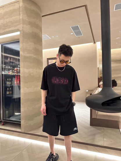 Balenciaga Neon Graphic Logo T-Shirt - logo - replica sneakers