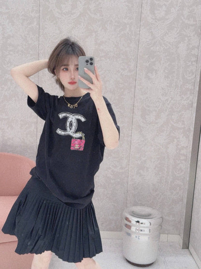 Chanel T-Shirt - logo - replica sneakers