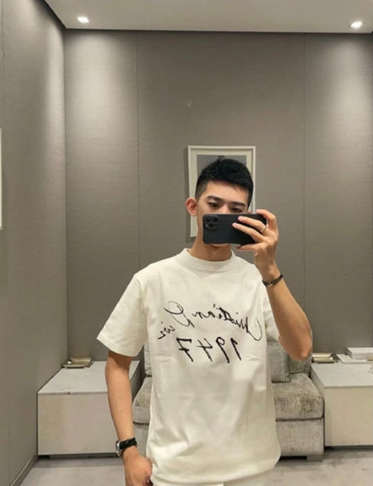 Dior 1947 Signature T-Shirt - logo - replica sneakers
