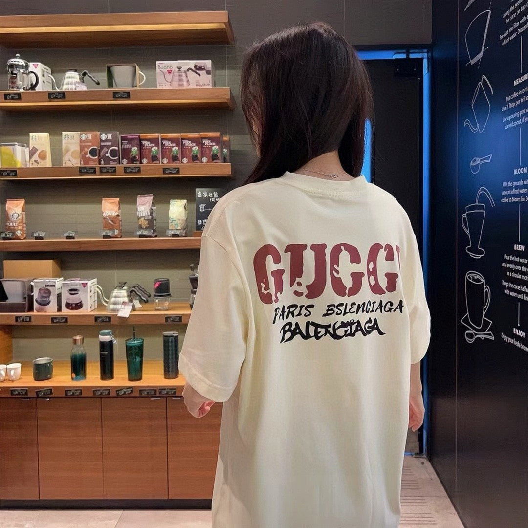 Gucci Vintage Logo T-Shirt (Cream) - logo - replica sneakers