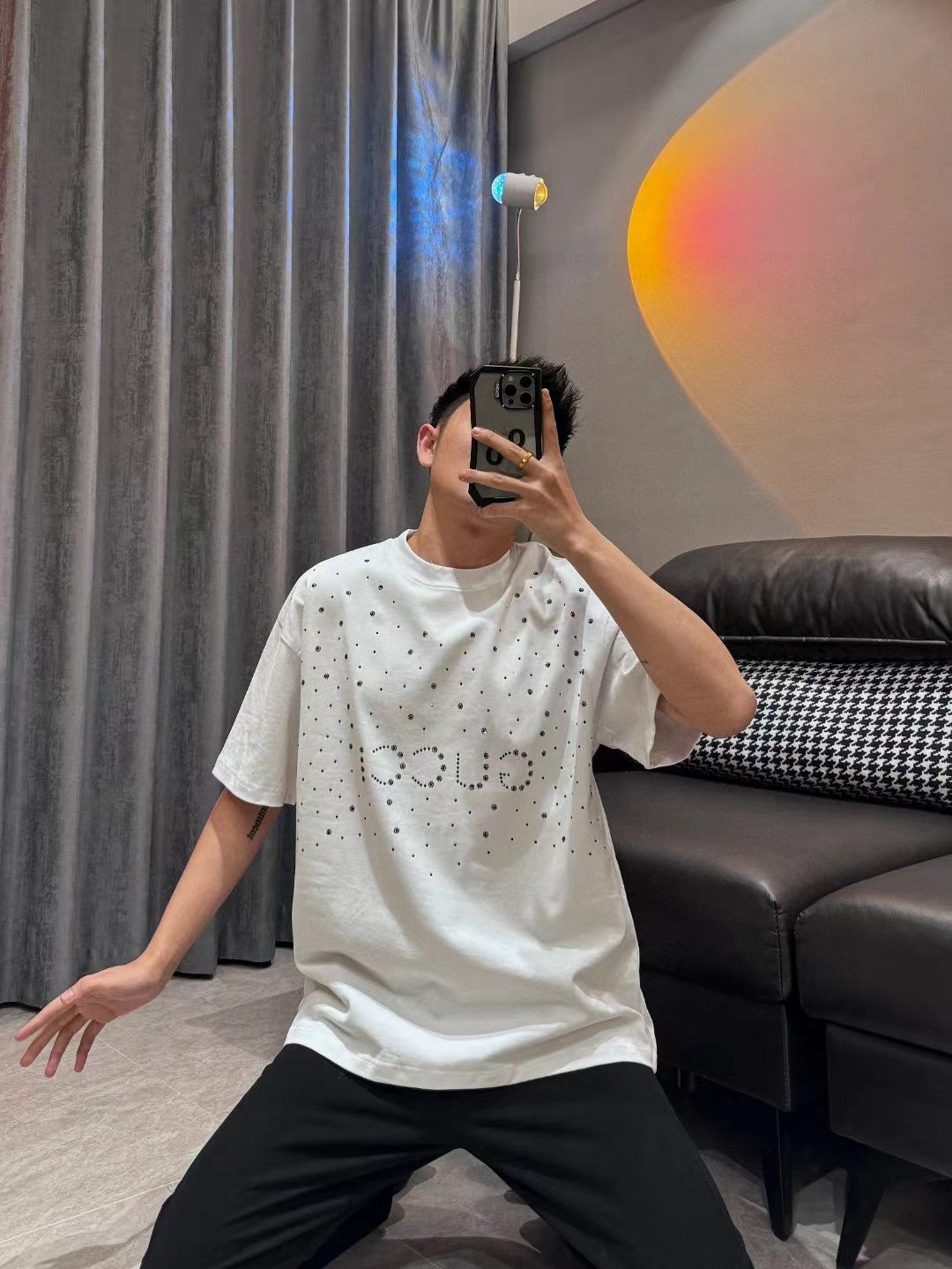 Gucci Embellished White T-Shirt - logo - replica sneakers