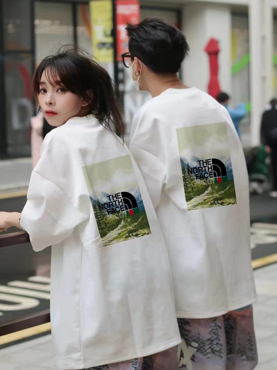 The North Face x Gucci Nature Print T-Shirt - insole - replica sneakers