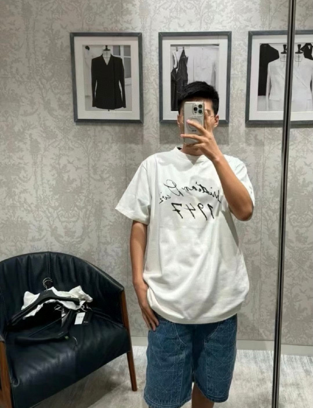 Dior 1947 Signature T-Shirt - logo - replica sneakers