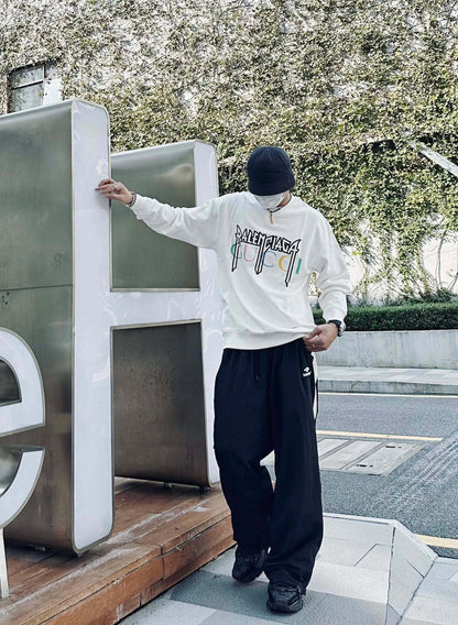Gucci x Balenciaga Sweatshirt - logo - replica sneakers