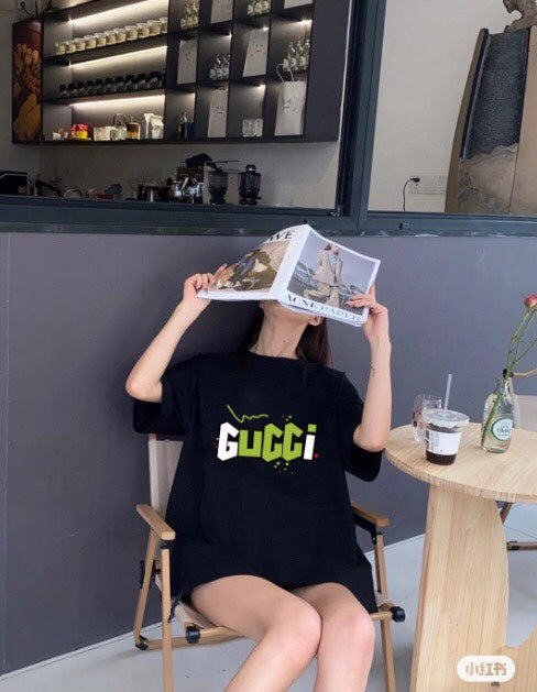 Gucci Lightning Bolt Logo T-Shirt in Black - logo - replica sneakers